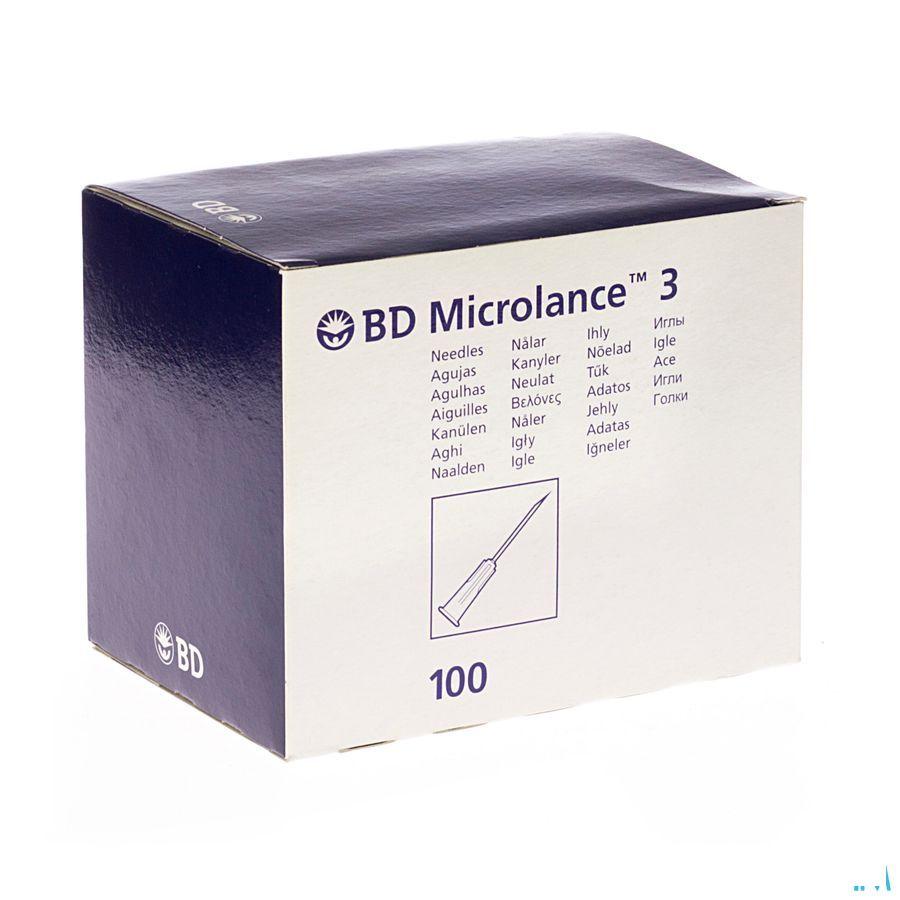 Bd Microlance 3 Nld 27G 3/4 Rb 0,4X19Mm Grijs 100