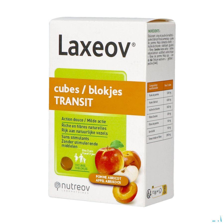 Laxeov Pomme-abricot Cubes 10xx10 gr