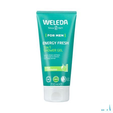 Weleda Men Energy Fresh 3En1 Gel Douche Tube 200 ml