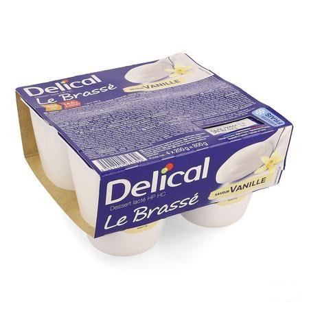Delical Le Brasse Vanille 4x200 Gr  -  Bs Nutrition