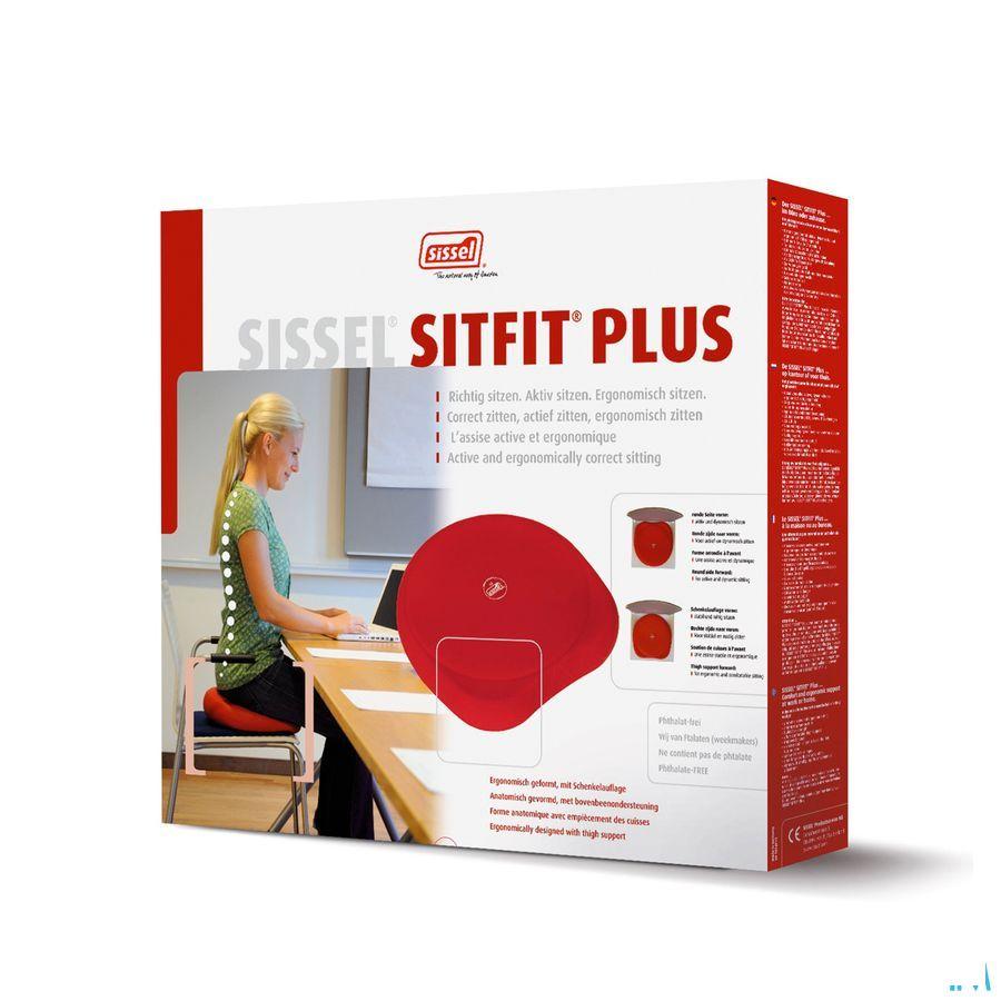 Sissel Sitfit Plus Zitkussen Rood + Pomp  -  Sissel