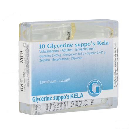 Glycerine Pharma Suppo Ad 10  -  Kela Pharma