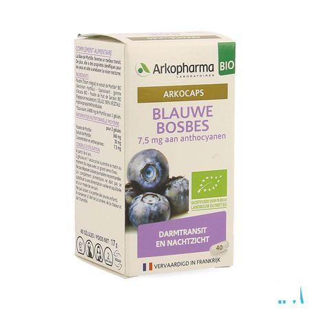 Arkocaps Blauwe Bosbesvrucht Bio Caps 40 Nf  -  Arkopharma