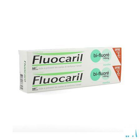 Fluocaril Dentifrice Bi-Fluore 145 Menthe 2 x 75 ml