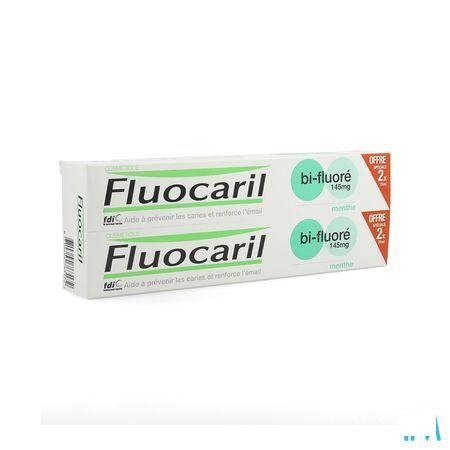 Fluocaril Tandpasta Bi-Fluore 145 Munt 2 x 75 ml