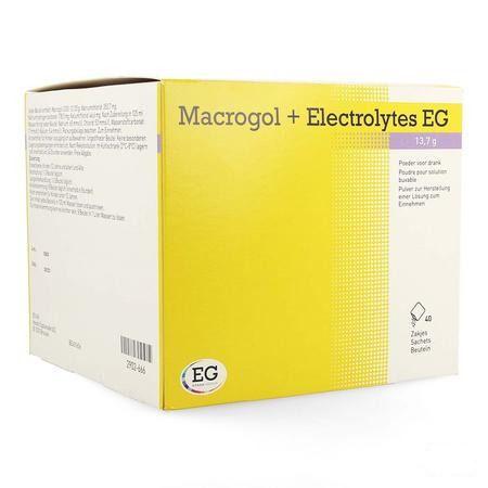 Macrogol + electrolytes EG 13,7g Poudre Sachets 40  -  EG