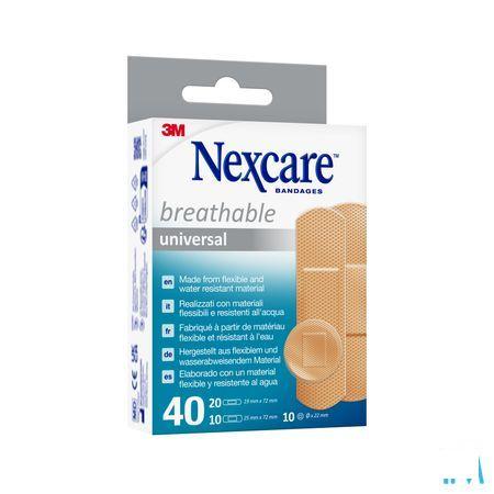 Nexcare 3M Breathable Univer. Strips 40 N0340As  -  3M