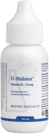 Biotics D-Mulsion (Vitamine D) 29.6 ml  -  Energetica Natura