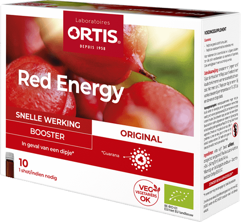 Ortis Red Energy Bio Alc 10x15 ml  -  Ortis