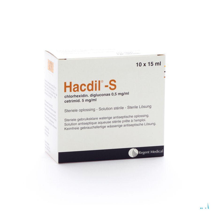 Hacdil-s 10x 15 ml Ud Bottelpack  -  Molnlycke Healthcare