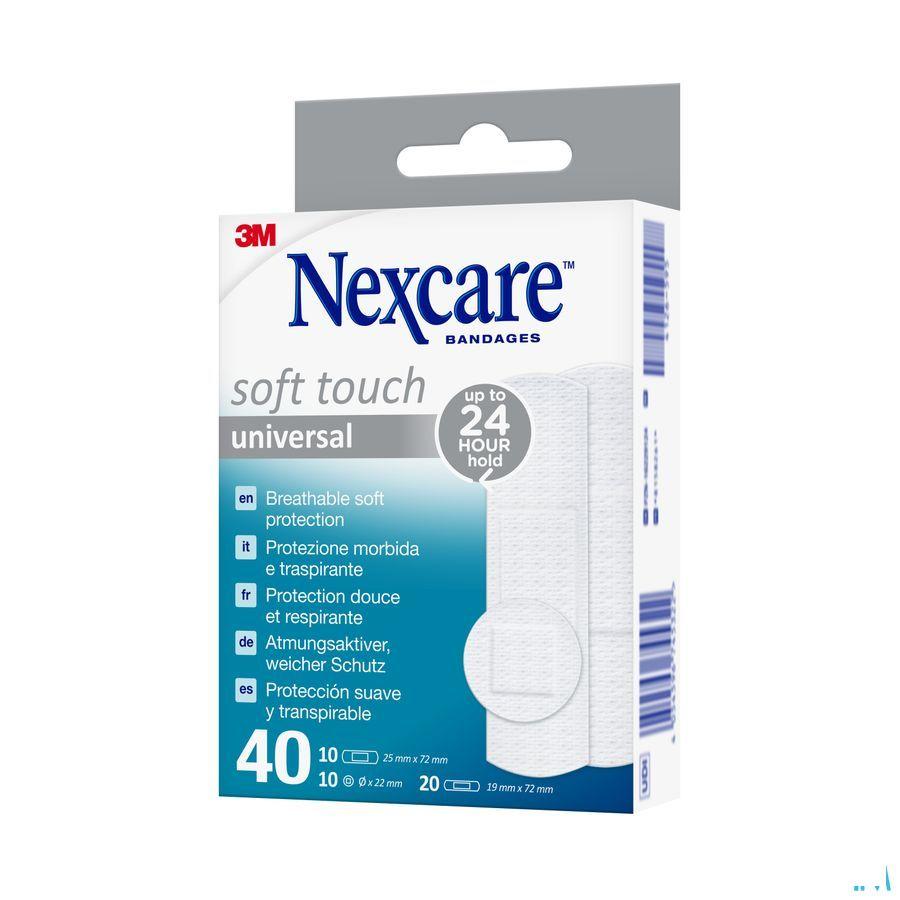 Nexcare 3M Soft Touch Universal Assort. Strips 40  -  3M