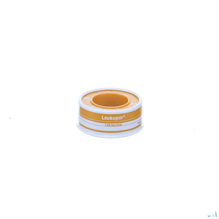 Leukopor Deksel Kleefpleist. 1,25cmx5,0m 1 0247100