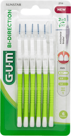Gum Interdent.bi-direction 0,7mm Ultra Microfine 6