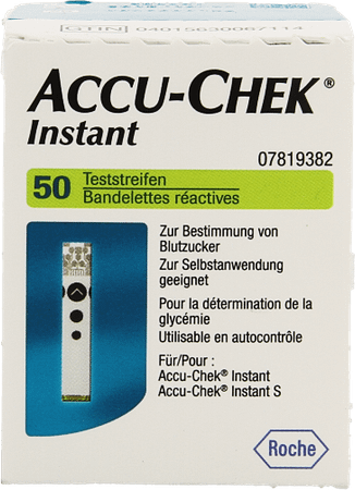 Accu Chek Instant Test 50 Strips  -  Roche Diagnostics