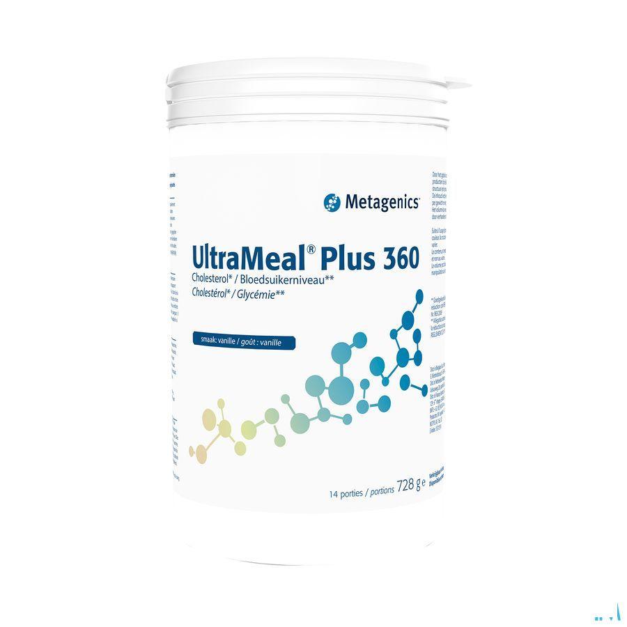 Ultrameal Plus 360 Vanille Pot 728g  -  Metagenics