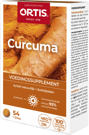 Ortis Curcuma Blister Comprimes 3x18  -  Ortis