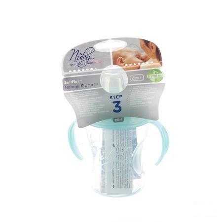 Nuby Nt Gobelet Antifuite Avec Anses Amovibles - 240 ml - 6m +   -  New Valmar