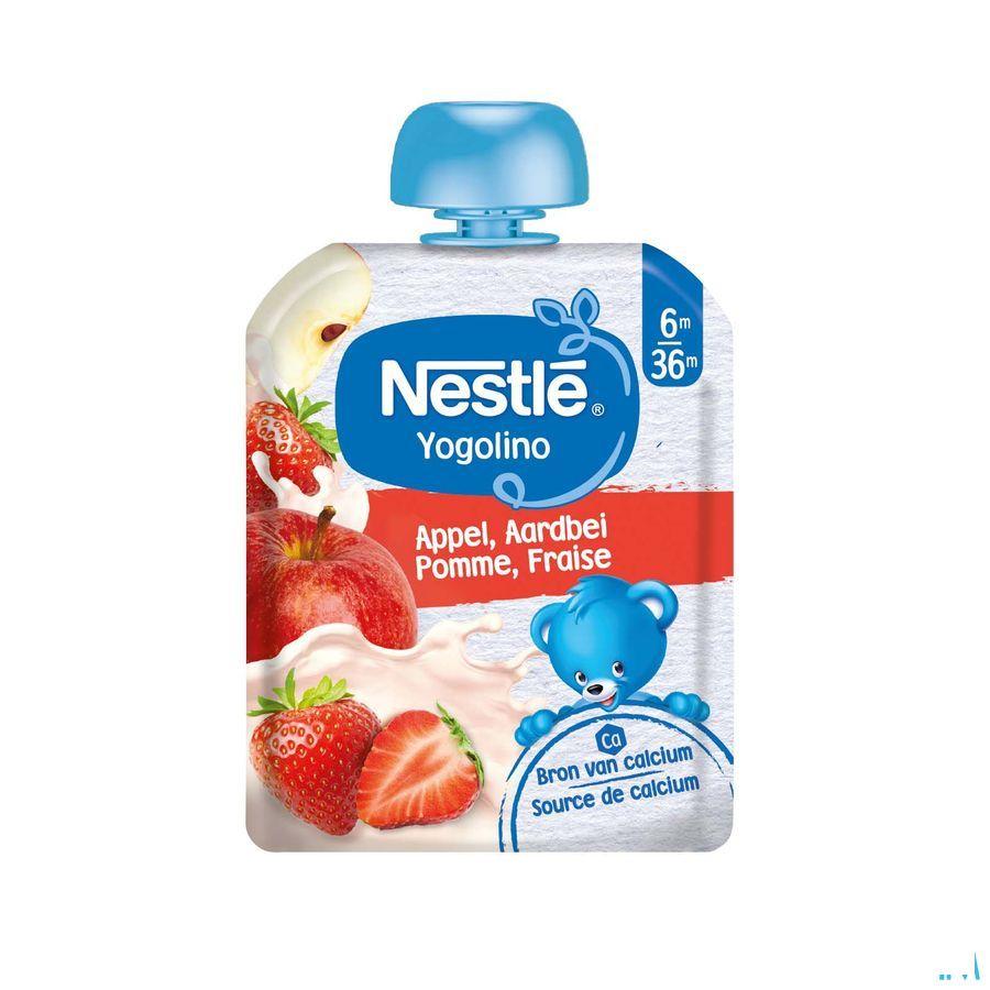 Nestle Yogolino Pomme Fraise 90 gr  -  Nestle