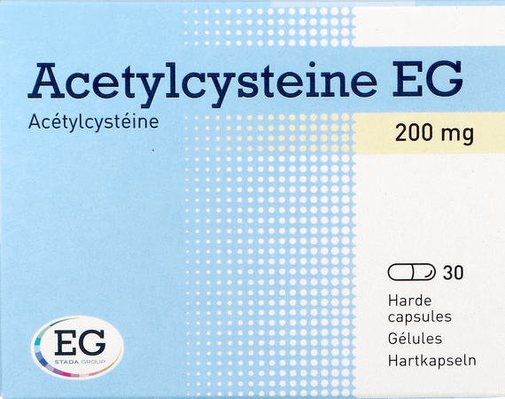 Acetylcysteine EG Capsule 30 X 200 mg  -  EG