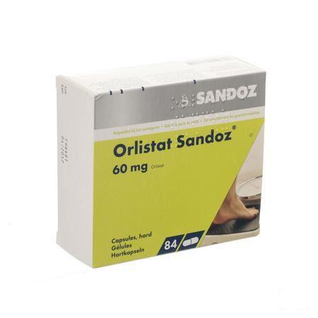 Orlistat Sandoz Capsule Dure 84 X 60 mg 