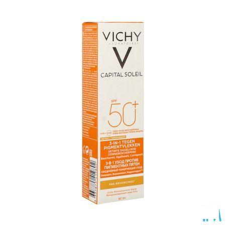 Vichy Cap Id Oplossing Ip50 + Creme Anti pigmentvlek 3in1 50 ml  -  Vichy
