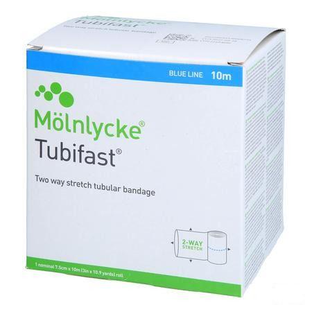 Tubifast Blauw 7,50cmx10m 1 2438  -  Molnlycke Healthcare