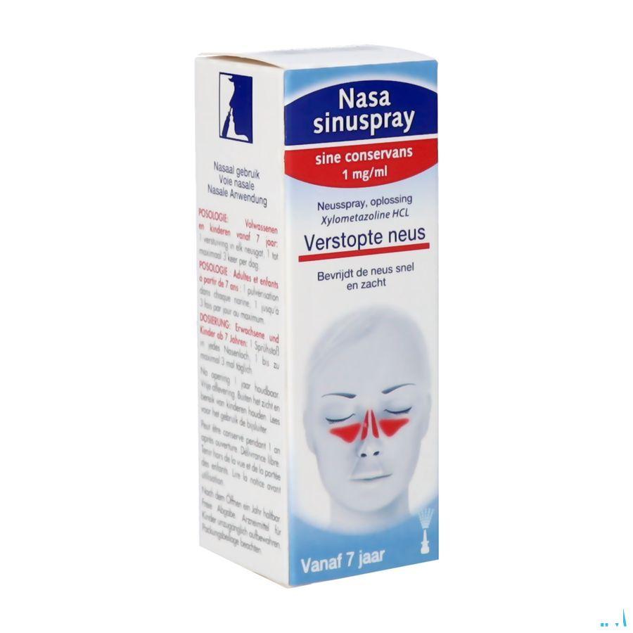 Nasasinuspray sine conservans 10 ml 0,1%
