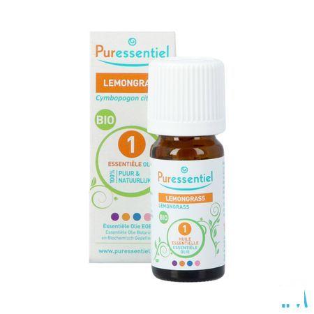 Puressentiel Eo Lemongrass Bio Essentiele Olie 10 ml  -  Puressentiel