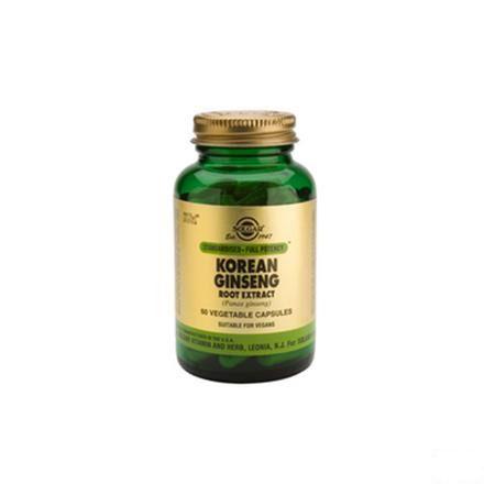 Solgar Ginseng Korean Root Extract V-Capsule 60  -  Solgar Vitamins