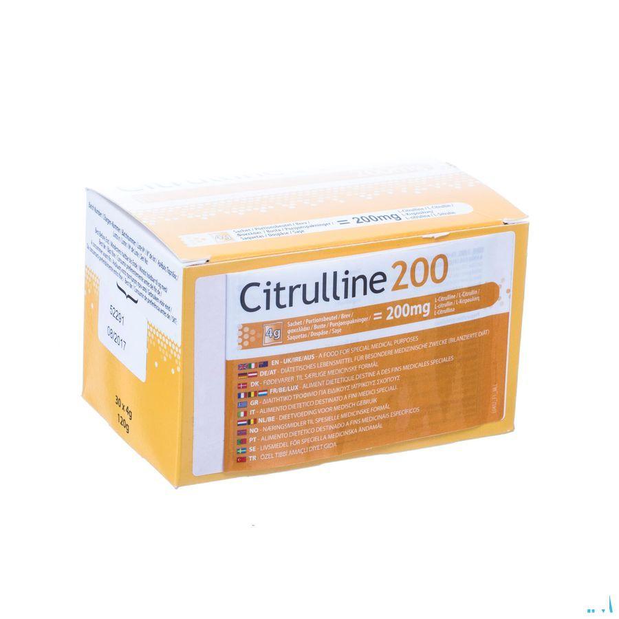 Citrulline 200 Poeder Zakje 30x4g 