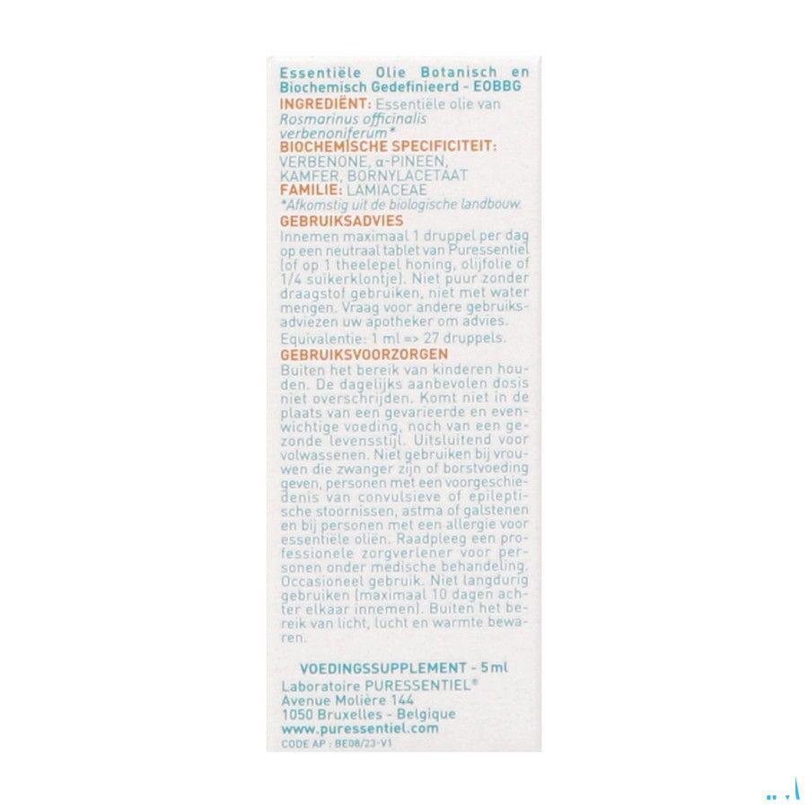 Puressentiel He Romarin Verbenone Bio Huile Essentielle 5 ml  -  Puressentiel