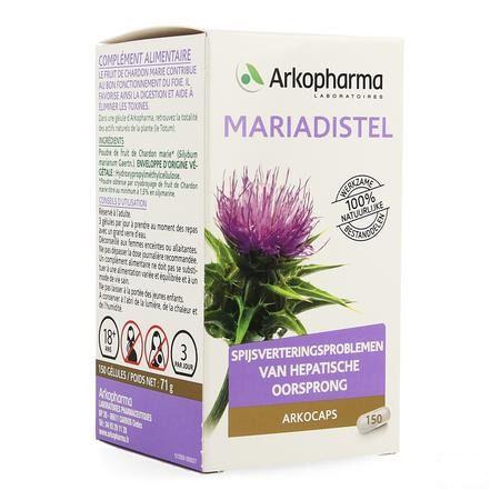 Arkogelules Chardon Marie Vegetal 150  -  Arkopharma