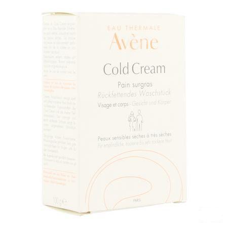 Avene Cold Cream Wasstuk Overvet 100 gr  -  Avene