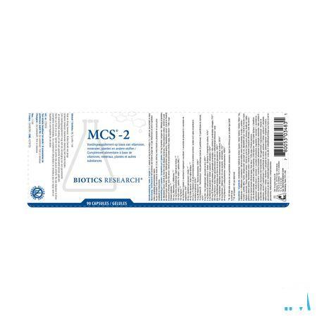 Biotics MCS-2 (Metabolic Clearing Support) 90 capsules  -  Energetica Natura