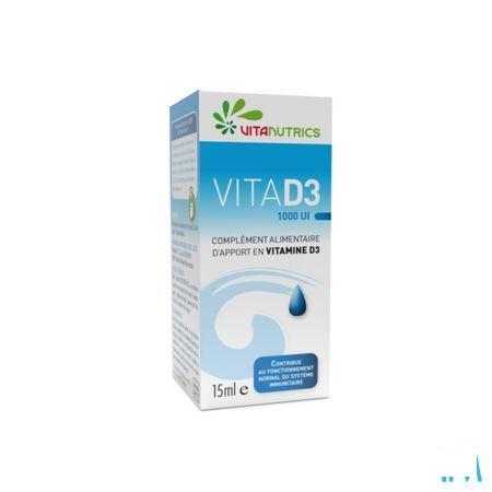 Vita D3 1000Ui Vegan Vitanutrics Gutt 15ml  -  Vitanutrics