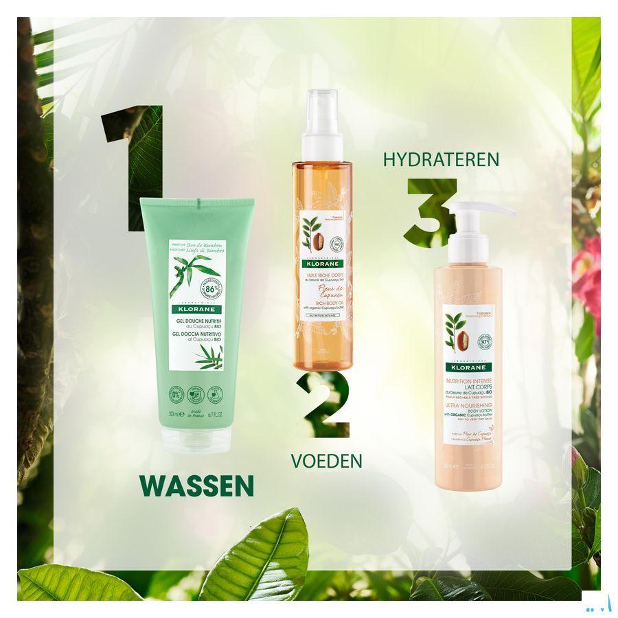 Klorane Lichaam Douchegel Seve Bamboe 200 ml