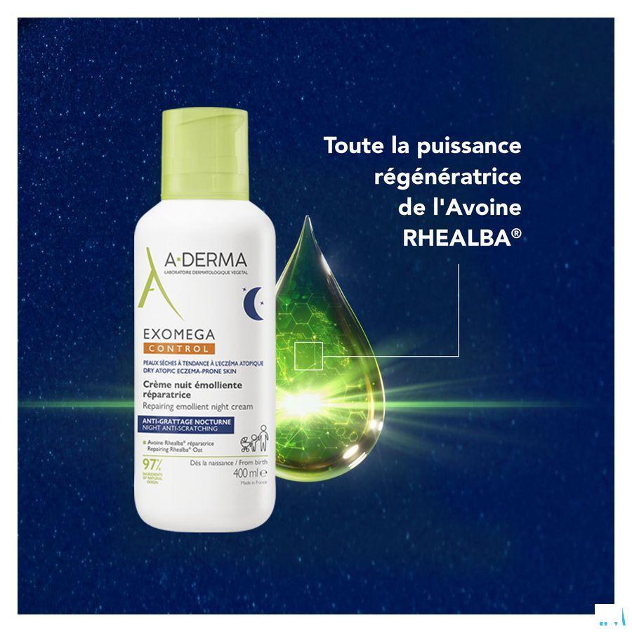 Aderma Exomega Control Herst. Emol. Nacht Cr 400 ml