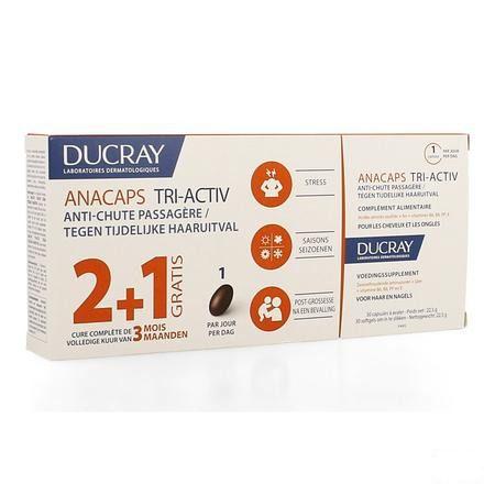 Ducray AnaCapsule Trio Tri-activ Capsule 3x30