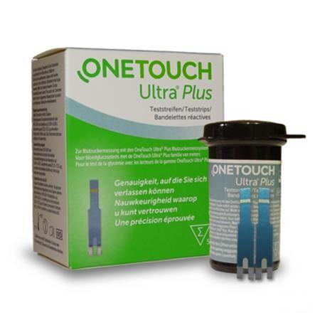 Onetouch Ultra Plus Bandelettes Reactives 50  -  Lifescan