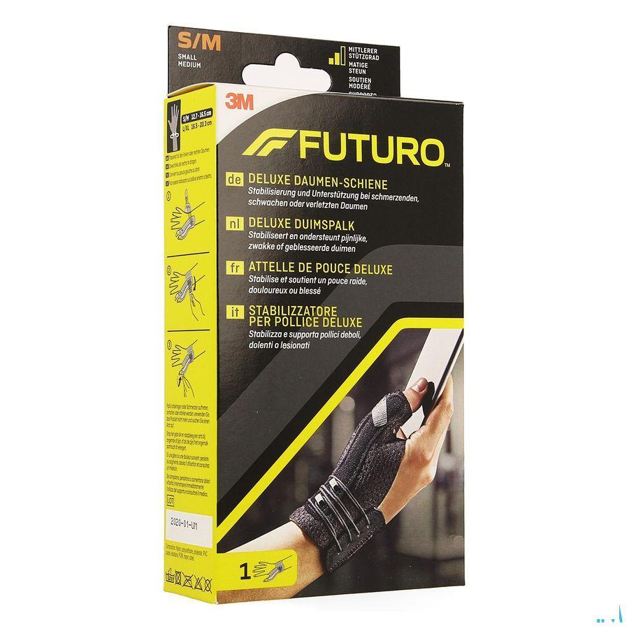Futuro Deluxe Duimspalk 45843, Zwart Small/medium  -  3M