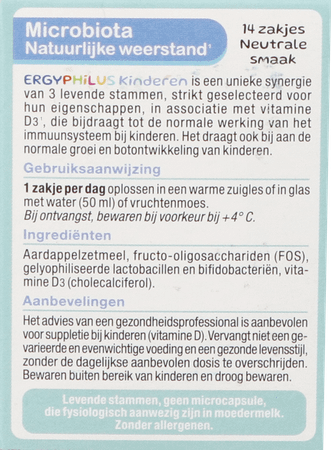 Ergyphilus Kind Poeder Zakje 14x2g  -  Lab. Nutergia