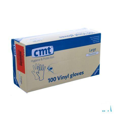 Cmt Handschoenen Latex Wit Pf S 100  -  Infinity Pharma