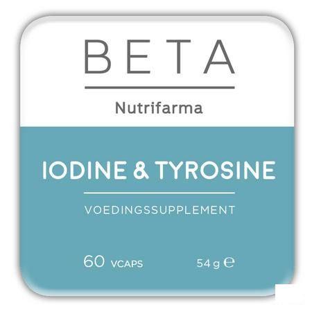 Beta Iodine & Tyrosine V-Capsule 60  -  Nutrifarma