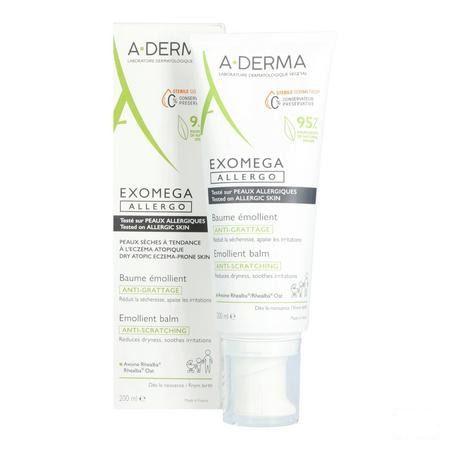 Aderma Exomega Allergo Balsem Emolierend Tube200 ml  -  Aderma