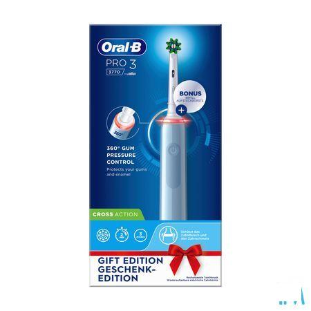 Oral-B Pro3 3770 Blue Eb50Rb+Eb60 + 2 Pin Box