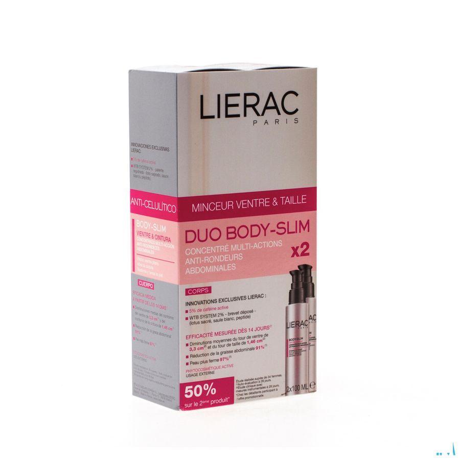 Lierac Bodyslim Buik & taille Duo Flacon 2x100 ml
