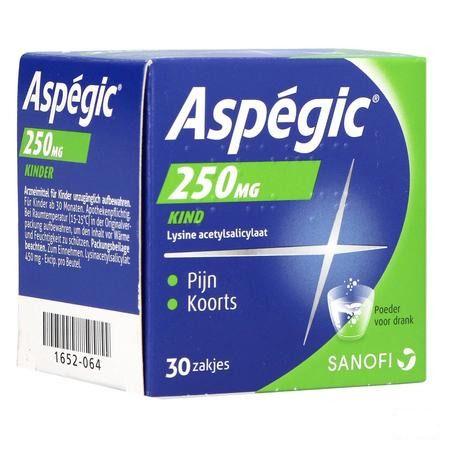 Aspegic 250 Pulv 30x 250 mg