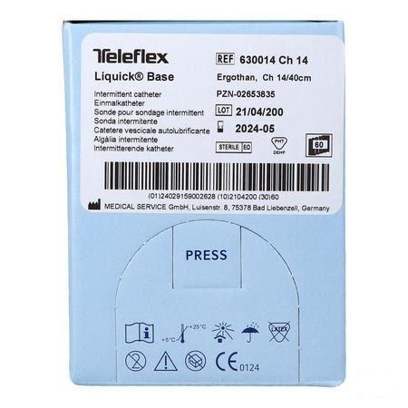 Liquick Base Ergoth.blaassonde Ch14 40cm 60 630014  -  Teleflex Medical