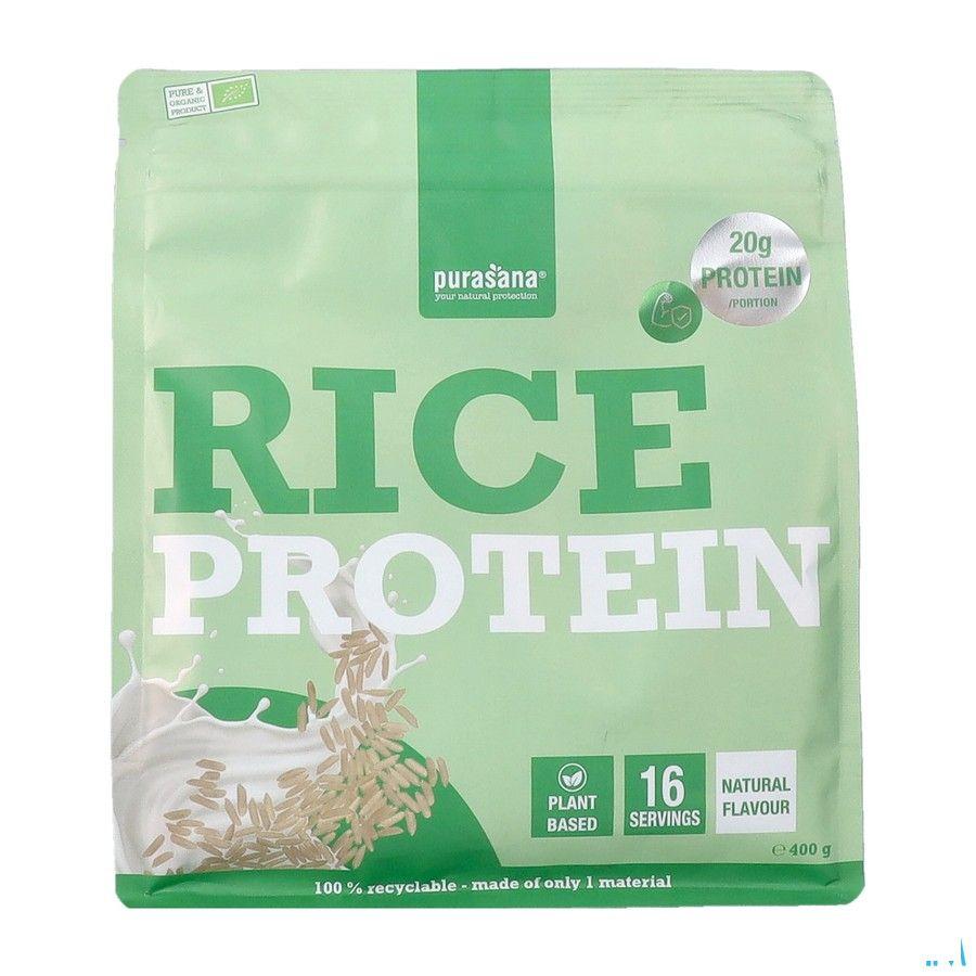 Purasana Proteine Veg. Riz 80% Nature Bio 400 gr
