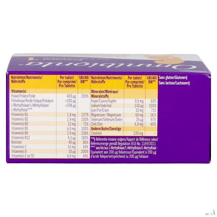 Omnibionta Pronatal 1Kinderwens Zwang.8weken Tabl56